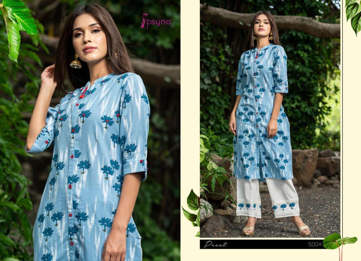 Preet Vol-4 Psyna Cotton Rayon Fancy Palazzo Kurti Sets Preet Vol-4 Psyna Cotton Rayon Fancy Palazzo Kurti Sets